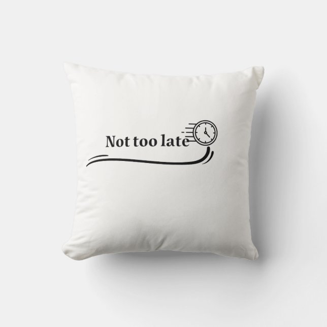 almohada no demasiado tarde (Anverso)