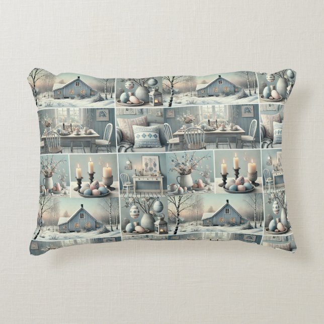 almohada nórdica de Pascua (Anverso)