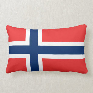 Almohada noruega de la bandera