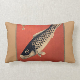 Almohada oblonga de los pescados japoneses del