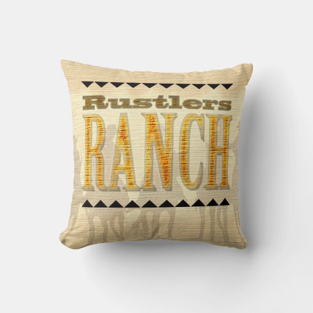 Almohada occidental de MoJo del americano del (Anverso)