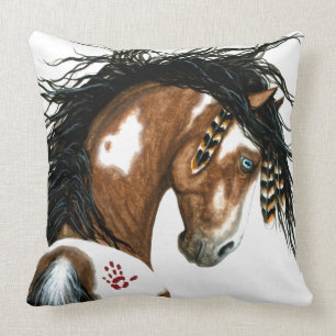Almohada occidental del caballo del Pinto