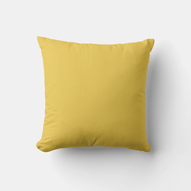 almohada ocres de color amarillo sólido (Anverso)