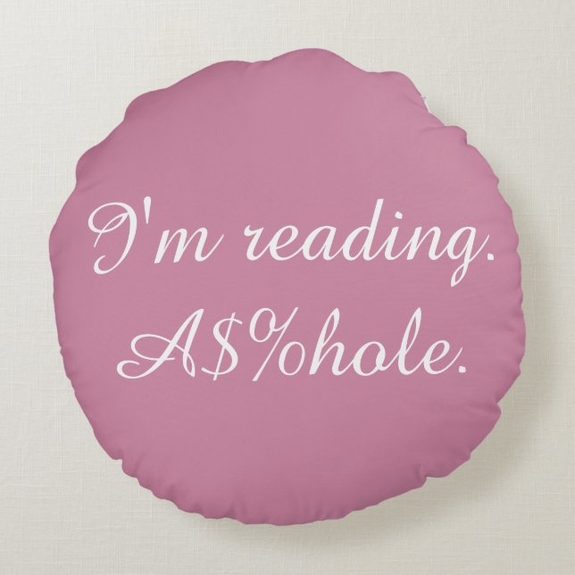 Almohada ofensiva de la lectura (Reverso)