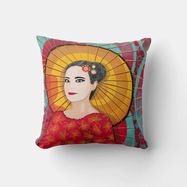 Almohada oriental de la mujer (Anverso)