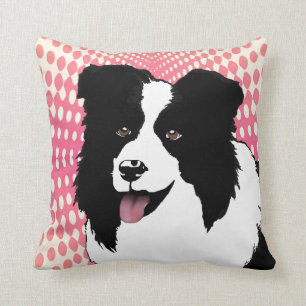 Almohada original del rosa del arte pop del arte