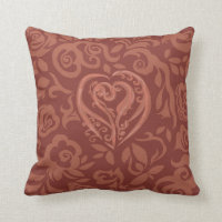 Almohada oscura de cobre encantadora