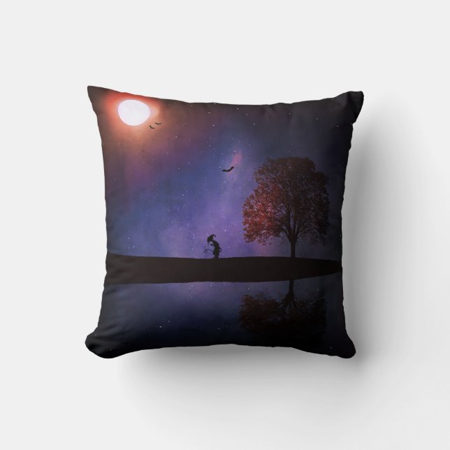 Almohada oscura de la fantasía de la noche (Anverso)