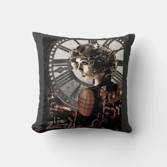 almohada oscura del steampunk (Anverso)