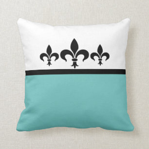 Almohada ostentosa de la flor de lis de la