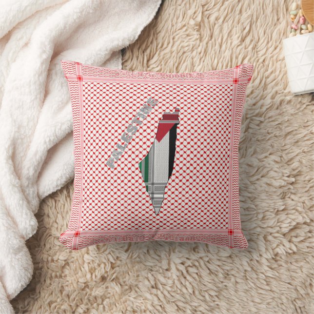Almohada palestina - Decoración palestina de Keffi (Manta)