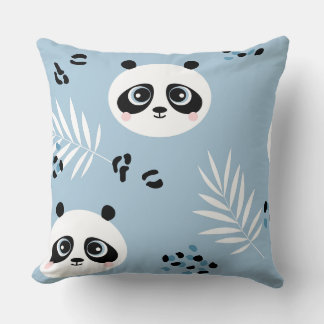 almohada panda Throw