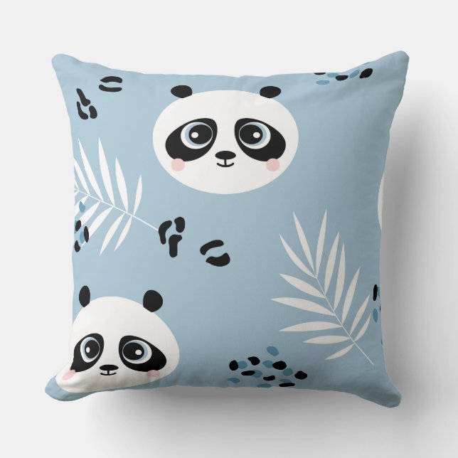 almohada panda Throw (Anverso)
