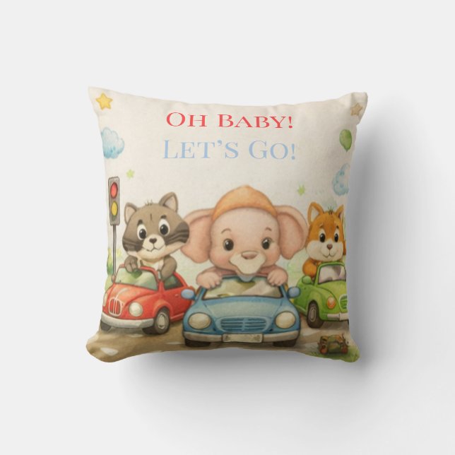 almohada para baby shower | decoración para el cua (Anverso)