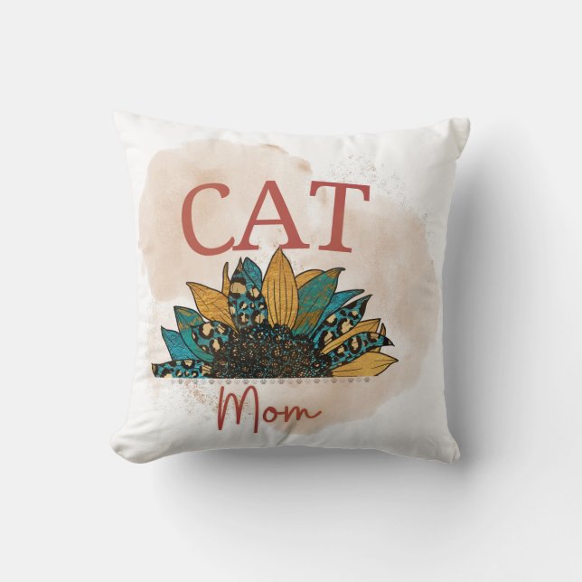 Almohada para cuando vuelves a ser mamá de gato (Anverso)