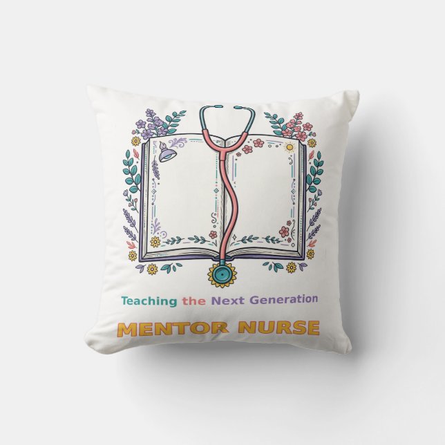 Almohada para enseñar a la próxima generación de e (Anverso)