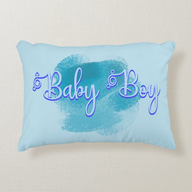 Almohada para habitación de bebé niño (Anverso)