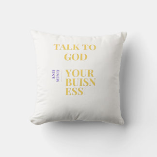 almohada para hablar con Dios