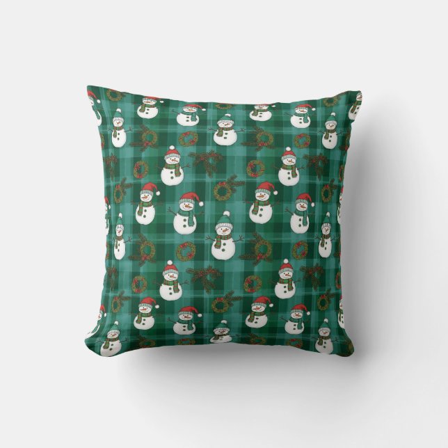 Almohada para lanzar muñeco de nieve (Anverso)