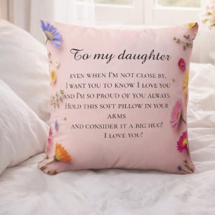 Almohada 'Para mi hija - Te quiero siempre'