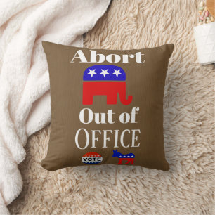 Almohada para tirar Aborta el GOP fuera de la Ofic