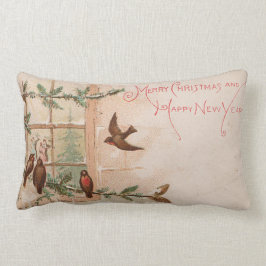 Almohada pasada de moda del navidad