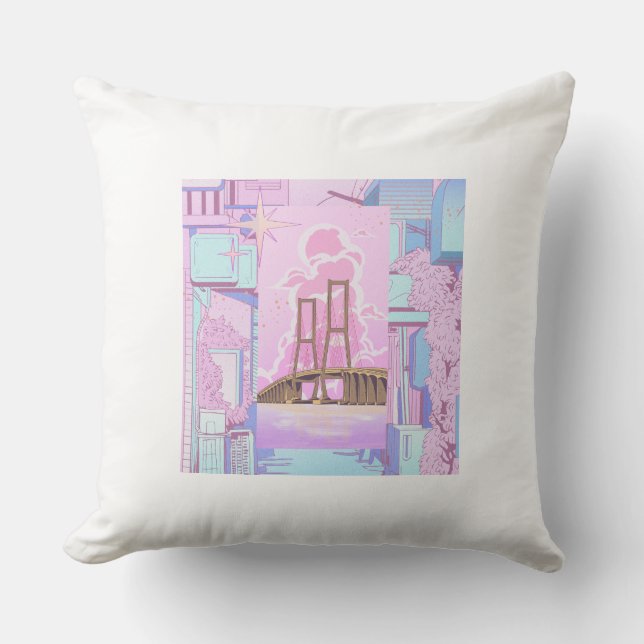 Almohada Pastel Dream Bridge (Anverso)