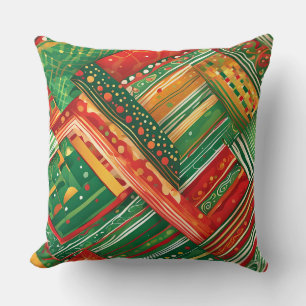 almohada patchwork fiesta