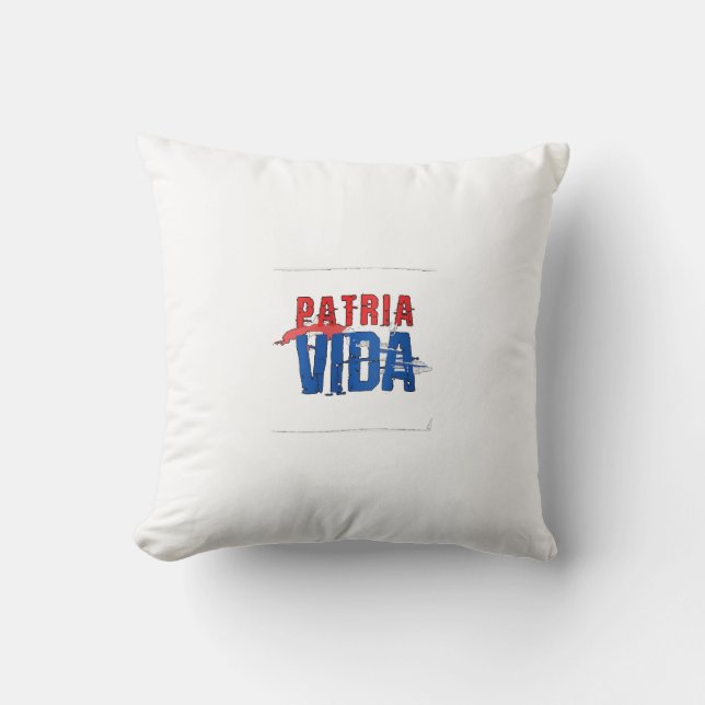 Almohada Patria y vida (Anverso)