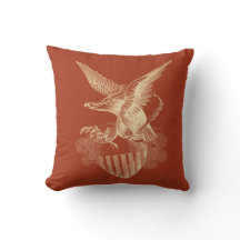 Almohada patriótica de Eagle