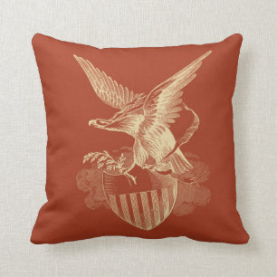Almohada patriótica de Eagle
