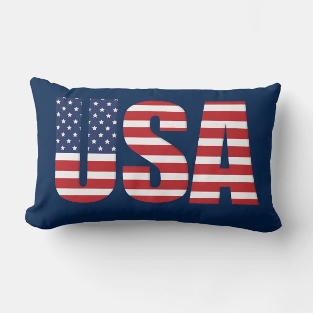 Almohada Patriótica de EE. UU. (Anverso)