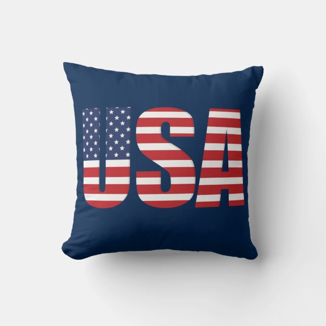 Almohada Patriótica de EE. UU. (Anverso)