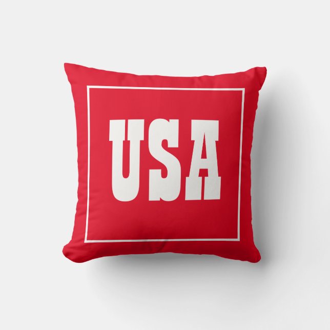 Almohada Patriótica de EE. UU. (Anverso)