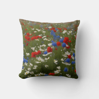 Almohada Patriótica de Flores