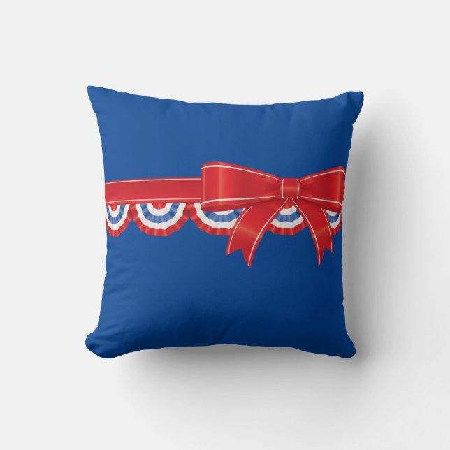 Almohada Patriótica del 4 de Julio (Anverso)