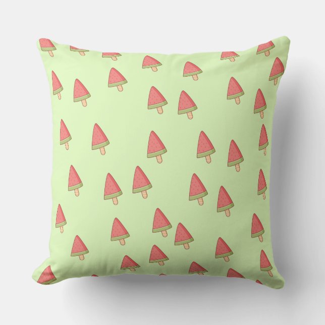 Almohada Peluda de Sandía Pop (Anverso)