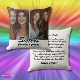 Almohada personalizable con foto y poema de herman