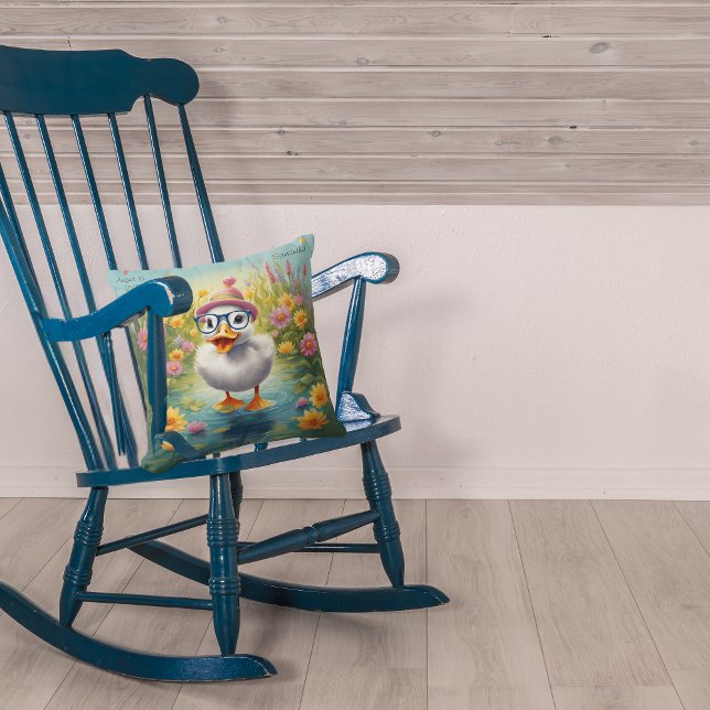 Almohada personalizable de pato adorable (Subido por el creador)