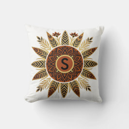 Almohada personalizada Afrohemiana con Mandala de 
