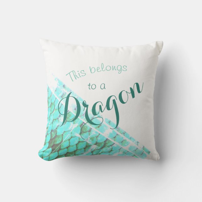 Almohada personalizada American MoJo Dragon (Anverso)