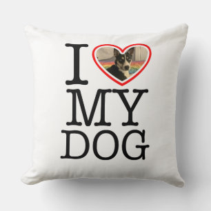 Almohada Personalizada 'Amo a mi Perro'