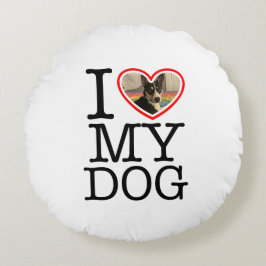 Almohada Personalizada 'Amo a mi Perro'