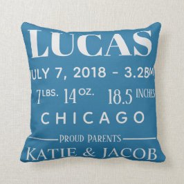 Almohada personalizada bebé moderno del cuarto de