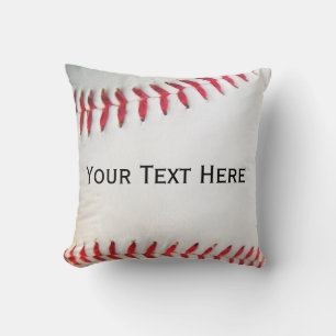 Almohada Personalizada Béisbol Blanco con costura