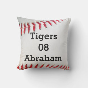 Almohada Personalizada Béisbol Blanco con costura 