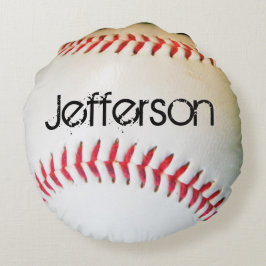Almohada Personalizada Béisbol Blanco con costura