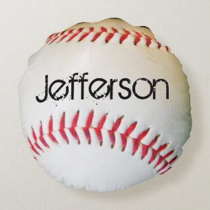 Almohada Personalizada Béisbol Blanco con costura