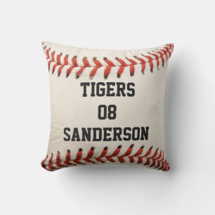 Almohada Personalizada Béisbol Blanco con costura 