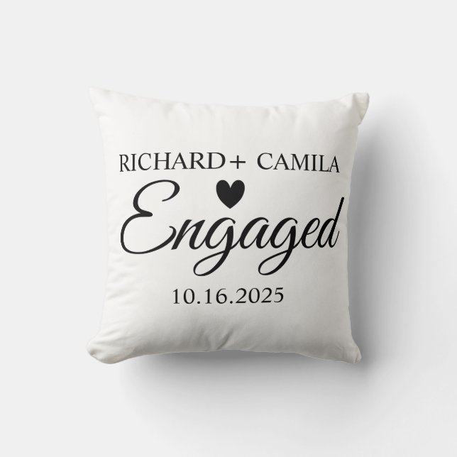 almohada personalizada comprometida - Primera cons (Anverso)
